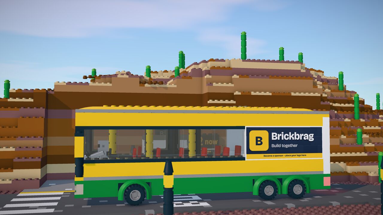 The bus out at the canyon