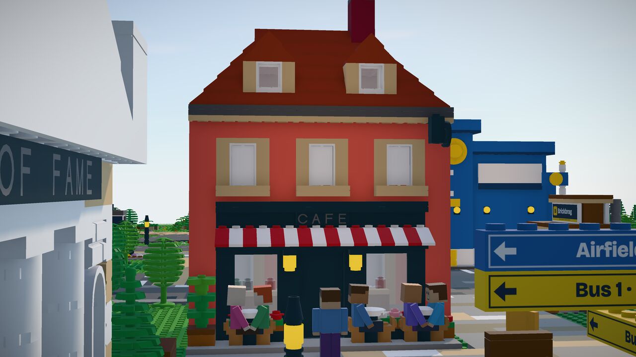 The café on the square
