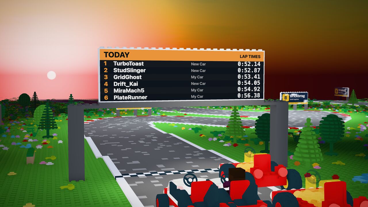 An evening race