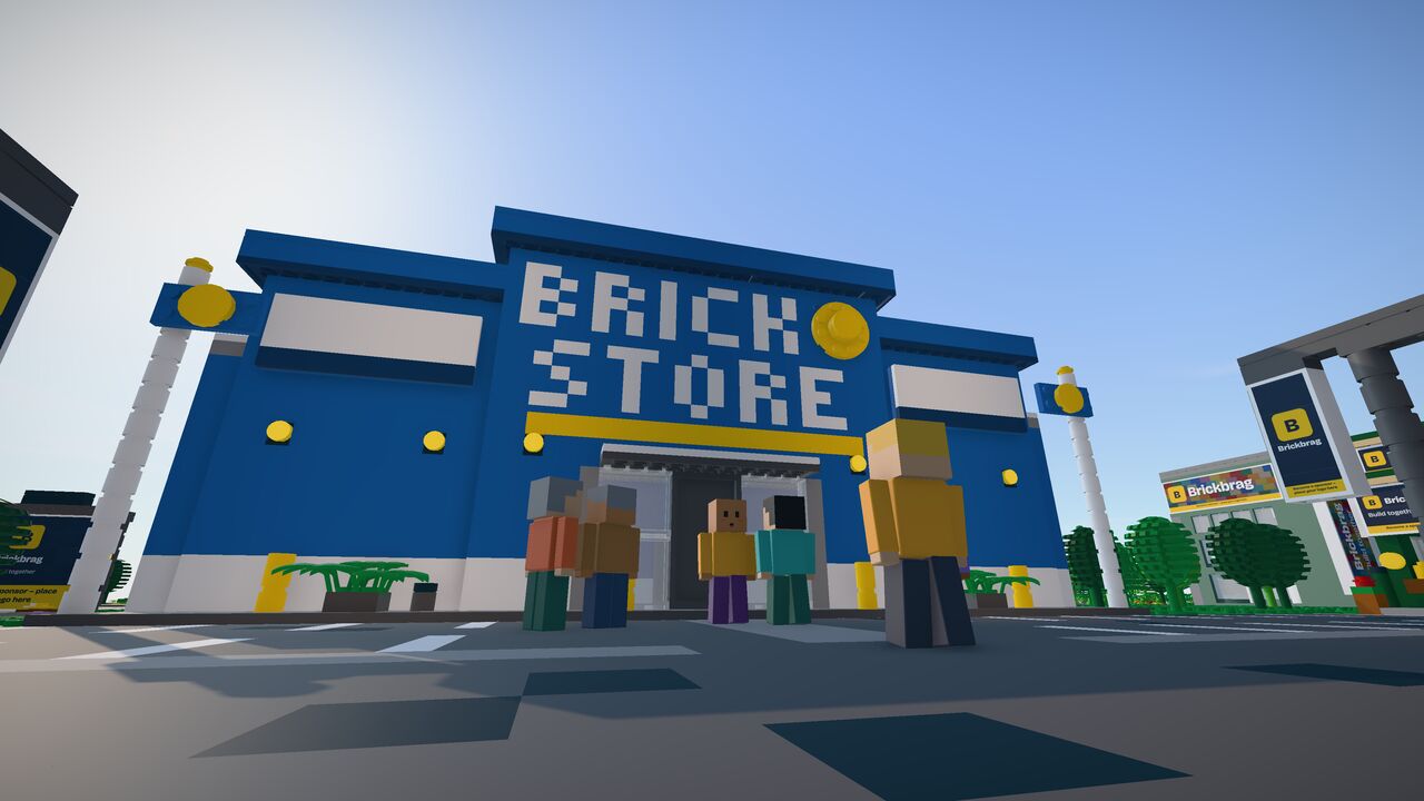 The Brick Store and its car park