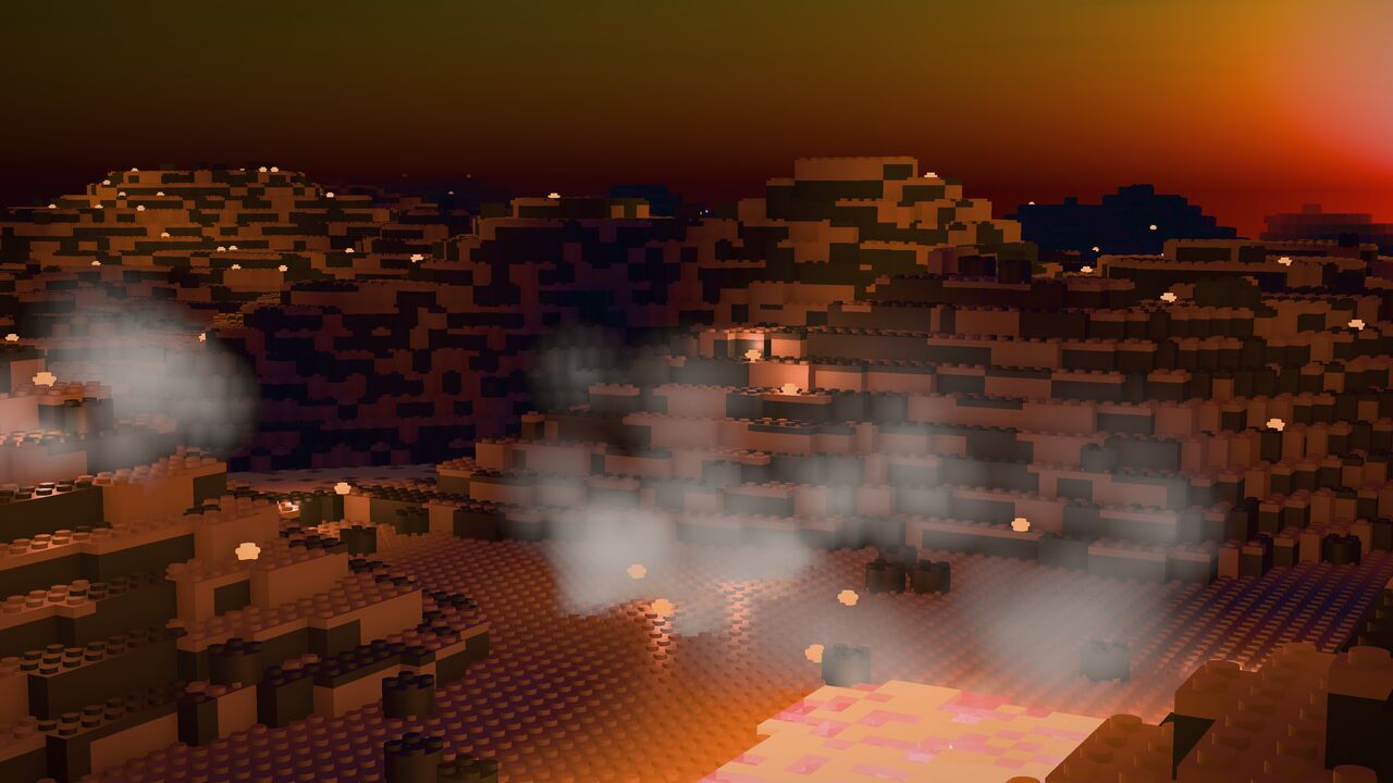 Steam over the volcano