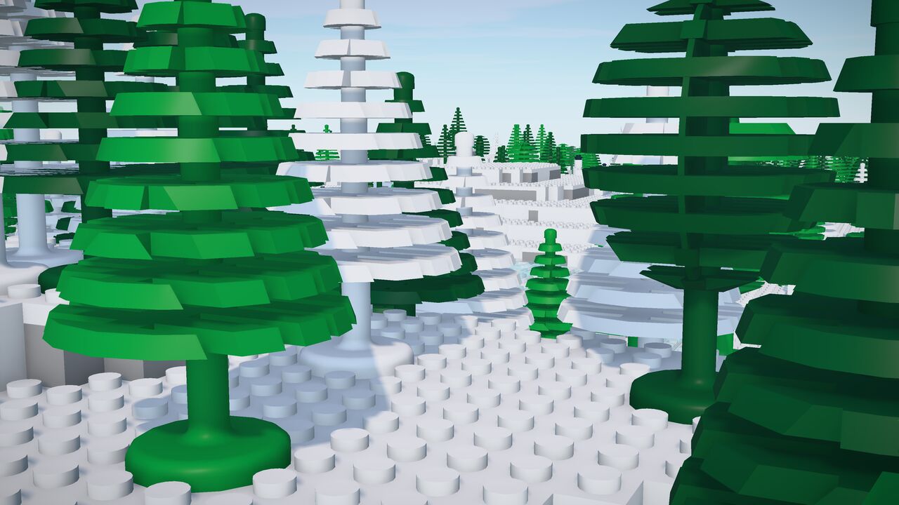 The winter forest